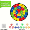29" KIDS SICKY BALL DART BOARD GAME - INDOOR & OUTDOOR FUN IT'S CONCISE