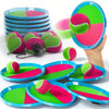 CATCHMASTER STICKY PADDLE BALL SET- FUN BEACH & OUTDOOR TOSS GAME FOR KIDS & FAMILIES
