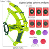 BULLSEYE KIDS ARCHERY SET - ELASTIC BOW & ASOFT SPONGE BALL TARGET FAMILY GAME