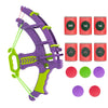 BULLSEYE KIDS ARCHERY SET - ELASTIC BOW & ASOFT SPONGE BALL TARGET FAMILY GAME