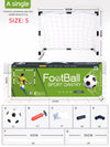 KICK PRO KIDS SOCCER GOAL SET - FOLDABLE NET WITH BALL & PUMP - BACKYARD FUN
