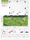 KICK PRO KIDS SOCCER GOAL SET - FOLDABLE NET WITH BALL & PUMP - BACKYARD FUN