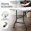 DOUBLE THE TABLE, DOUBLE THE FUN - 2-PACK 6FT  FOLDABLE TABLES