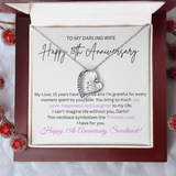 TO MY DARLING WIFE    HAPPY 15TH ANNIVERSARY