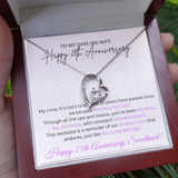 TO MY DARLING WIFE      HAPPY 25TH ANNIVERSARY
