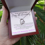 TO MY DARLING WIFE  HAPPY 20TH ANNIVERSARY