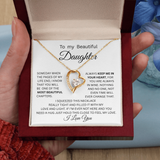 TO MY BEAUTIFUL  DAUGHTER FOREVER NECKLACE ,,From Dad ...PAGES OF LIFE