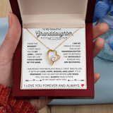 TO MY BEAUTIFUL GRANDDAUGHTER...FOREVER LOVE NECKLACE