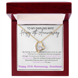TO MY DARLING WIFE  HAPPY 20TH ANNIVERSARY