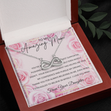 ENDLESS LOVE NECKLACE TO MOM FROM DAUGHTER