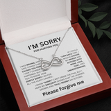 I'M SORRY  ENDLESS LOVE NECKLACE...CAUSED YOU PAIN