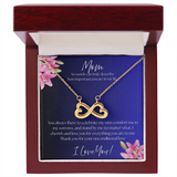 FOR MOM   HEART TO HEART NECKLACE