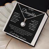 TO MY DAUGHTER  ETERNAL HOPE NECKLACE ....CLOSED MY  EYES