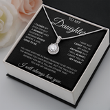 TO MY DAUGHTER  ETERNAL HOPE NECKLACE ....CLOSED MY  EYES