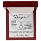 TO  DAUGHTER ETERNAL HOPE NECKLACE,,from mom..THE LITTLE GIRL