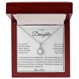 TO DAUGHTER   ETERNAL HOPE NECKLACE. from Dad...NOT ALWAYS