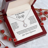 TO BEAUTIFUL WIFE -- EVERLASTING LOVE NECKLACE