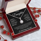 TO MY DAUGHTER  ETERNAL HOPE NECKLACE ....CLOSED MY  EYES