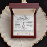 TO  DAUGHTER ETERNAL HOPE NECKLACE,,from mom..THE LITTLE GIRL