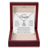 TO OUR DAUGHTER ETERNAL HOPE NECKLACE from Mom and Dad...NOT CARRY YOU