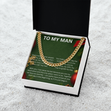 TO MY MAN CHRISTMAS CUBAN CHAIN