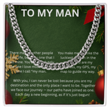TO MY MAN CHRISTMAS CUBAN CHAIN