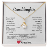 GRANDDAUGHTER, from grandma...ALLURING BEAUTY NECKLACE