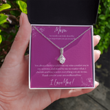 TO MY MOM     ALLURING BEAUTY NECKLACE