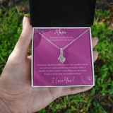 TO MY MOM     ALLURING BEAUTY NECKLACE