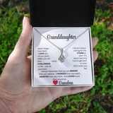 GRANDDAUGHTER, from grandma...ALLURING BEAUTY NECKLACE