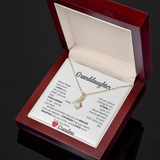 GRANDDAUGHTER, from grandma...ALLURING BEAUTY NECKLACE