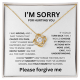 I'M SORRY LOVE NOT NECKLACE  ...I WAS WRONG