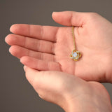 TO MY DAUGHTER LOVE KNOT NECKLACE...GREATEST JOY