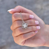 TO DAUGHTER GIFT  From Mom....LOVE KNOT NECKLACE