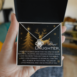 DEAR DAUGHTER CHRISTMAS LOVE KNOT NECKLACE