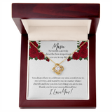 LOVE  KNOT NECKLACE - LOVE THAT NEVER BREAKS - BEAUTIFULLY CRAFTED  (yellow & white Gold)