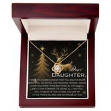 DEAR DAUGHTER CHRISTMAS LOVE KNOT NECKLACE