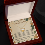 TO MY MOTHER IN LAW  .RAISING YOUR DAUGHTER  LOVE KNOT NECKLACE