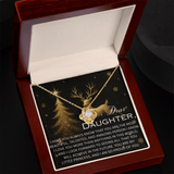DEAR DAUGHTER CHRISTMAS LOVE KNOT NECKLACE