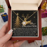 DEAR DAUGHTER CHRISTMAS LOVE KNOT NECKLACE