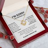 IM SORRY  LOVE KNOT NECKLACE...I WAS SELFISH
