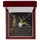 DEAR DAUGHTER CHRISTMAS LOVE KNOT NECKLACE