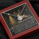 DEAR DAUGHTER CHRISTMAS LOVE KNOT NECKLACE