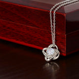 TO MY DAUGHTER LOVE KNOT NECKLACE..From Dad...NO MATTER