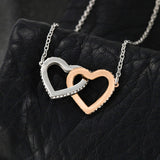 TO MY MOM, YOUR SMILE  INTERLOCKING HEARTS