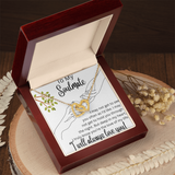 TO MY SOULMATE ....INTERLOCKING HEART NECKLACE