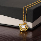 TO MY AMAZING MOM - LOVE KNOTS NECKLACE