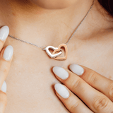 TO MY AMAZING DAUGHTER - Heart to Heart Necklace