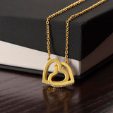 TO MY AMAZING DAUGHTER - Heart to Heart Necklace