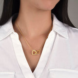 TO MY AMAZING DAUGHTER - Heart to Heart Necklace